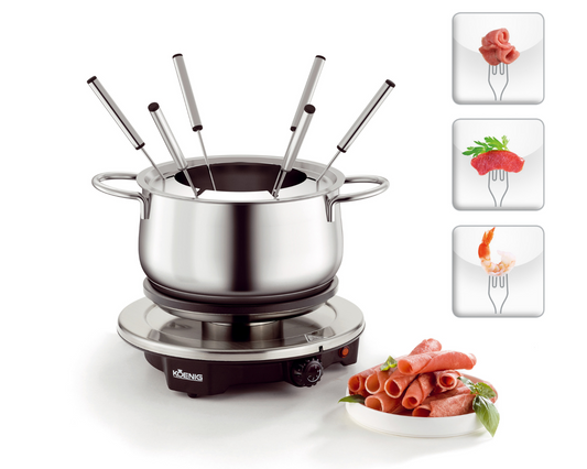 Fondue-Set Bourguignonne/ Chinoise, kochenamtisch.ch